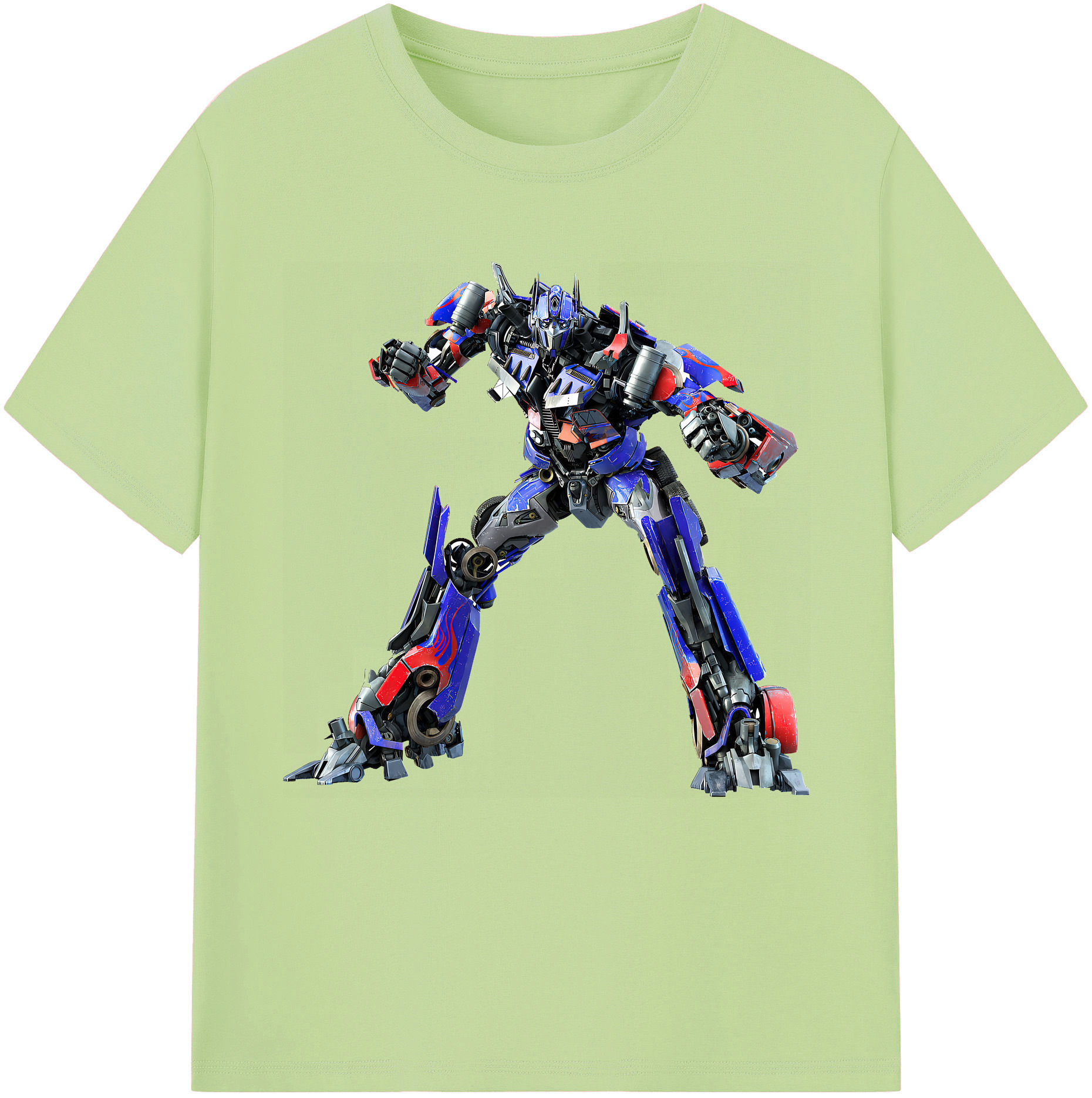（画像用） Transformers トランスフォーマー 綿100％半袖Tシャツ（フロントプリント）